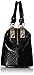 MG Collection Elpida Faux Crocodile Rhinestone Accent Doctor Handbag