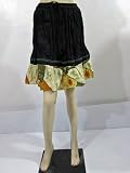 Bollywood Style Casual Black Bohemian Mini Skirt for Girls 20