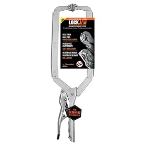 CH Hanson 18201 19-Inch Self-Adjusting Locking Long Reach C-Clamp with Swivel Pads by 
