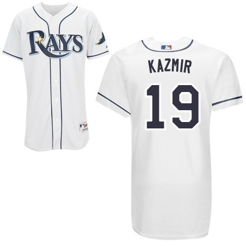 Tampa Bay Rays Authentic Scott Kazmir Home Jersey 40