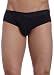 2(x)ist Men's Essential No Show Brief, Black, Medium