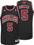 Carlos Boozer Youth Jersey: adidas Black Swingman #5 Chicago Bulls Jersey
