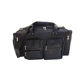 Buy Piel 20' Duffel Bag with Pockets by Piel Leather