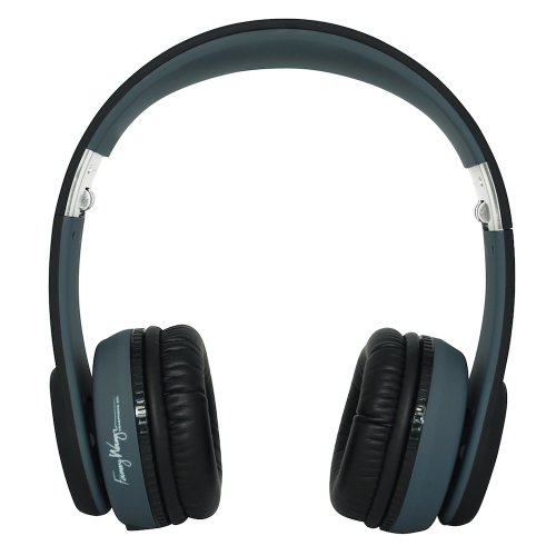 Fanny Wang 1000 Series On-Ear Wangs Luxury Headphones with Apple Integrated Remote and Mic - Black (FW-1003-BLK)