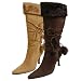 Glaze by Adi Plush Trim Laceâup HighâHeel Boot