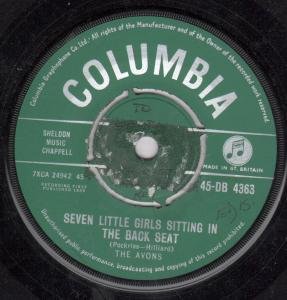 The Avons - Seven Little Girls sitting.. Lyrics - Zortam Music