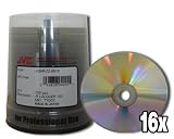 100 JVC Taiyo Yuden 16X DVD-R 4.7GB Silver Thermal Lacquer