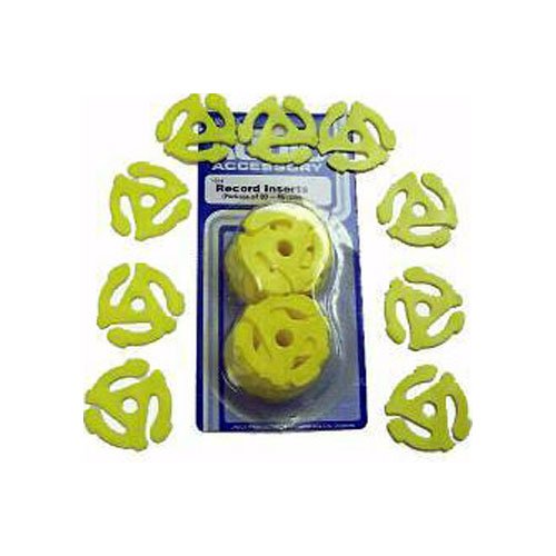 Crosley 45 RPM Plastic Record Adapters (Pack of 30)