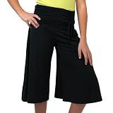 Amy Byer Girls 7 - 16 Knit Shirred Waist Textured Gaucho - cod. B001LNN3VI