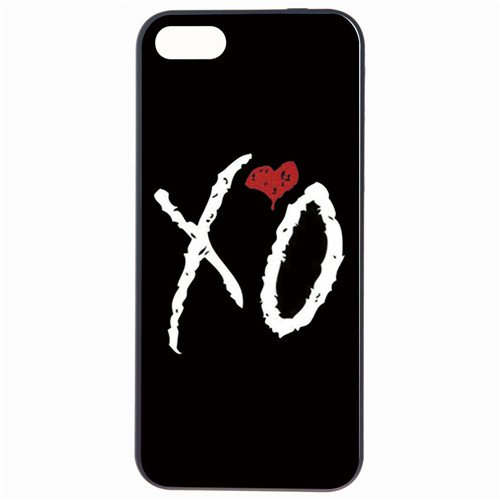 Fashion The Weeknd XO Red Heart Plastic Hard Case Cover Back Skin Protector For Apple iPhone 5 5G by Alexism