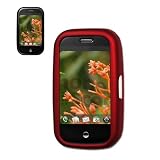 New Fashionable Perfect Fit Hard Protector Skin Cover Cell Phone Case with belt clip for PALM PRE Sprint - Red
