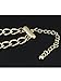 S&E Punk Gothic Shiny Cut Gold Plated Chains Necklace Choker Chunky Body Chain