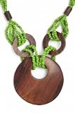 Ethno-Shop Bijoux Fantaisie Collier Banamba vert Image du produit