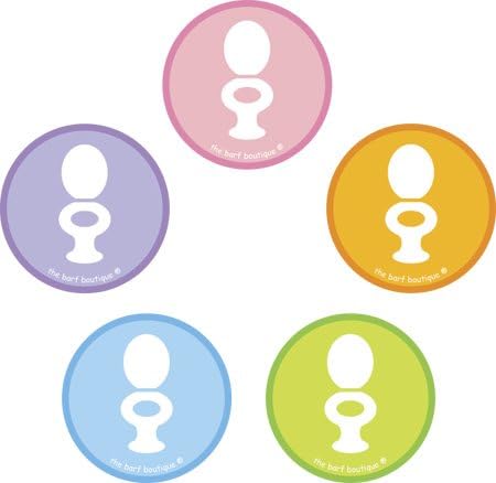 "Rainbow Toilets" Barf Bags (5 Bag Variety Pack)