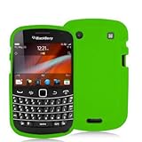 Neon Green Silicone Rubber Gel Soft Skin Case Cover for Blackberry Bold Tou ....