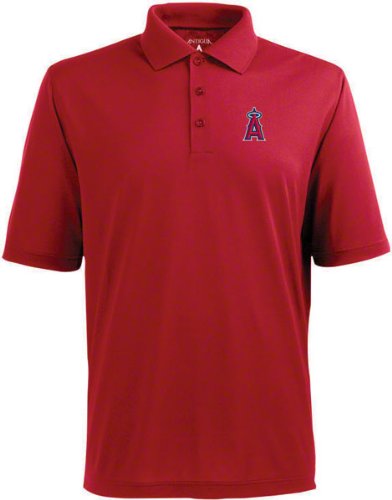 Los Angeles Angels Classic Pique Xtra Lite Polo Shirt (Team Color) - Medium