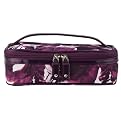 Sonia Kashuk Purple Floral Small Train Case