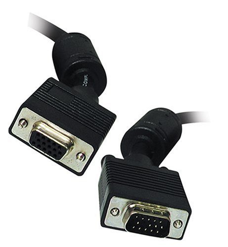 Cables To Go - 28006 - 50ft HD15 M/F SVGA Monitor Extension Cable with Ferrites