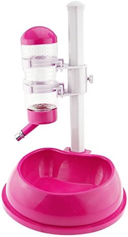 Automatic Cat Dog Pet Water Drinking Dispenser Food Stand Feeder Bowl Bottle Hot no.32