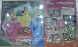 Disney 8 Pack Wood Puzzles - Puzzles and Tray Fit Neatly Into Storage Box (Pack of 8)