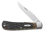 Case Cutlery 07182 Case Backpocket Knife, Dark Molasses Bone