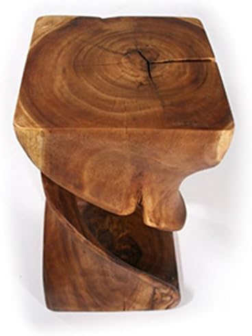 Double Twist Stool in Walnut