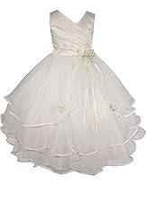 Girls Ankle Length Flower-Girl Dress/Pageant Dress 