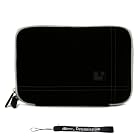 Grey Black Limited Edition Stylish Sleeve Premium Cover Case with Aerotechnology Protection and with front pocket for accessories For Barnes & Noble NOOK COLOR eBook Reader Tablet + Includes a eBigValue (TM) Determination Hand Strap