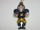 MICHIGAN WOLVERINES 3.5 NCAA Football Player CHRISTMAS ORNAMENT