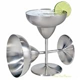 Stainless Steel Martini Glasses