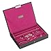 Stackers | Jewelry Box | classic black & pink velvet stacker set of 4