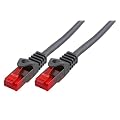 BIGtec 2m CAT.5e Ethernet LAN Patchkabel Gigabit Netzwerkkabel Patch Kabel schwarz (RJ45, Cat 5e, Twisted Pair UTP, 1000 Mbit/s) 2 x RJ45 Stecker ideal f�r Switch , DSL Verbindungen , Patchfelder , Patchpanel , Router , Modem , Access Point und andere Ger�te mit RJ45 Anschlu� ,CAT Kabel KAT Kabel CAT5e