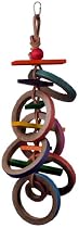 Super Bird Creations 18 by 4-Inch Olympic Rings Bird Toy, Large
