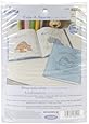 BUCILLA Cute-a-Saurus Quiet Book Stamped Cross Stitch Kit, 9 by 9-Inch