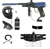 Paintball Kingman Spyder Custom Painted Pilot ACS Refurbished Blue Marker Set
