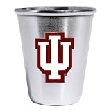 Indiana Hoosiers Stainless Steel Shot