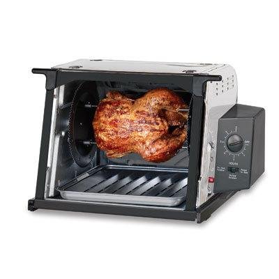 Ronco ST3001SSGEN Showtime Compact Rotisserie and Barbeque Oven, Stainless Steel