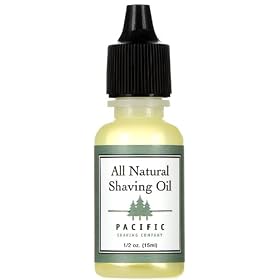 Pacific Shaving Company All Natural Shaving Oil-0.5 oz
