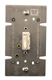 Leviton TGI10-1LW, ToggleTouch Preset Digital 1000W Incandescent Dimmer, Single Pole and 3-Way, White