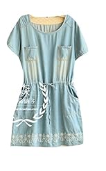 Summer Denim General Print  Dress