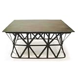 41ksQ1kWmIL. SL160  Go Home 10832 Hip Vintage Green Distressed Metal Coffee Table
