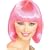 Short Hot Pink Supermodel Wig