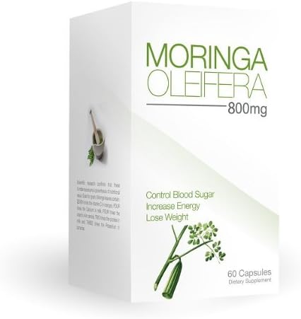Energy Booster, Powerful Antioxidant, Vitamin Rich Superfood- TFX #1Moringa Oleifera Leaf 800mg 60c
