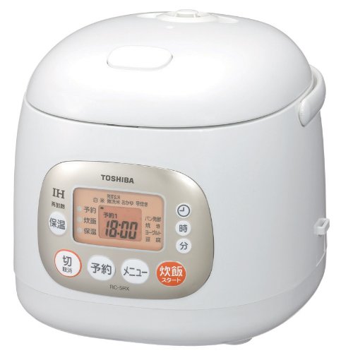 TOSHIBA IH保温釜3合炊き RC-5RX(WT) ピュアホワイト
