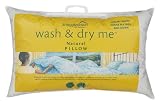 Wash & Dry Me White Goose Down Pillow 100% Cotton Cover