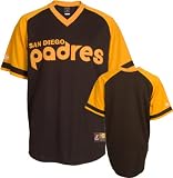 San Diego Padres Cooperstown Brown Replica Jersey - Large