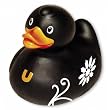 Rubber Duckie - Designer Duckie (Original BUD Design) (Size: 4" x 4")