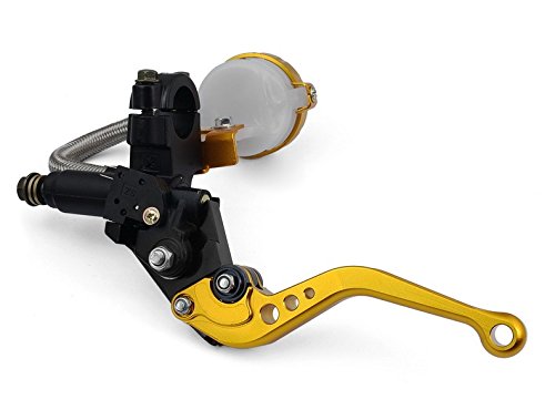 Motorcycle Parts Front Brake Clutch Master Cylinder Adjustable Short Levers Oil Fluid Reservoir Set 7/8"(22mm) Fits For 1997 1998 Honda CB400(Four V -2 W W-2)
Motorcycle Parts Front Brake Clutch Master Cylinder Adjustable Short Levers Oil Fluid Reservoir Set 7/8"(22mm) Fits For 1997 1998 Honda CB400(Four V -2 W W-2)