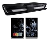 Bundle Monster Barnes & Noble Nook Genuine Leather Case Cover Jacket + Skin Art Decal Sticker + Screen Protector Ebook Accessories Combo - Fit 3G and Wifi Version
