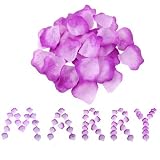 1000 Purple Silk Rose Petals Wedding Flower Favors (Orchid)
